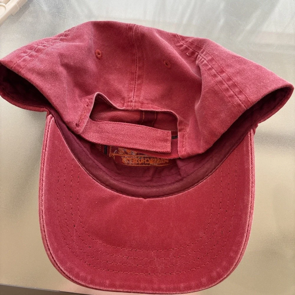 Cape Cod Massachusetts Adjustable Strap Red Dad Hat